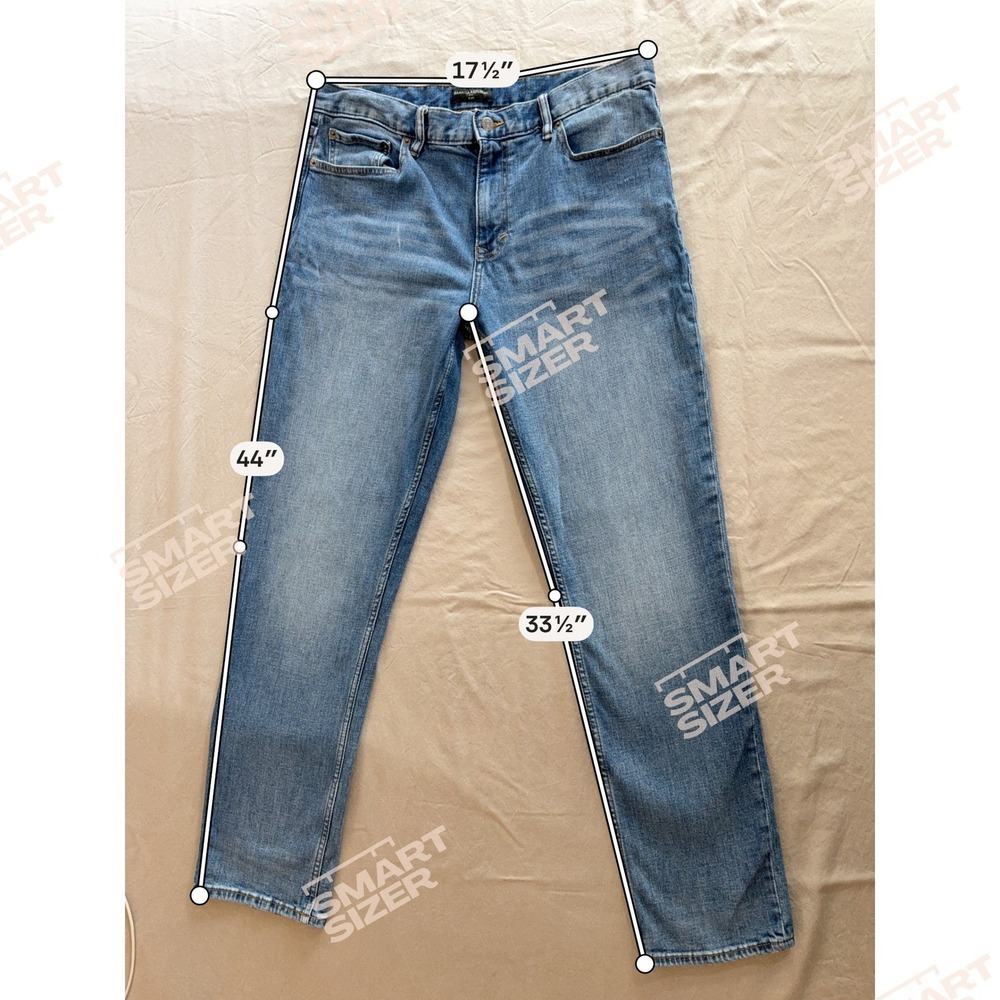 Banana Republic Slim Fit Jeans Mens 34x34 Medium Wash Blue Denim Stretch Pants